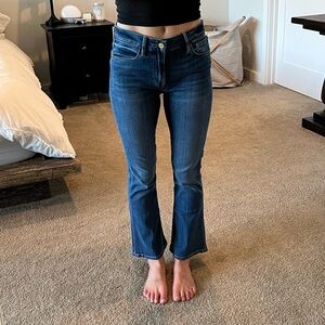 Frame La Crop Mini Boot jeans